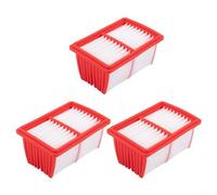 Lot de 3 filtres de rechange avancés pour aspirateur Bosch GDE12 GDE18V-12 GDE18V-16 GDE28D - Papier filtre blanc robuste - Installation simple - Nettoyage domestique