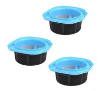 Lot de 3 filtres de rechange compatibles avec aspirateur à main sans fil Black Decker HNVD220J00 pour supporter une forte aspiration sous vide