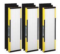Lot de 3 filtres de rechange HEPA FLT4825 B, compatibles avec le purificateur d'air Germ-Guardian FLT4825 AC4300 AC4800 AC4900 AC4850, 3 filtres HEPA authentiques et 6 pré-filtres à charbon
