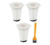 Lot de 3 filtres de rechange pour aspirateur Einhell TE-SV 18 Li avec brosse de nettoyage, filtres lavables et réutilisables pour purification de l'air domestique