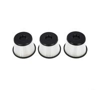 Lot de 3 filtres de rechange pour aspirateur sans fil SilverCrest SHAZB 29.6 B2, haute efficacité, capture de la poussière et des poils d'animaux, construction, aide à maintenir une forte aspiration