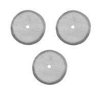 Lot de 3 filtres de rechange réutilisables en maille d'acier inoxydable pour cafetière à piston de 7,2 cm, 8,7 cm, 10 cm de diamètre, compatible avec les cafetières de 350 ml, 800 ml, 1000 ml (pour