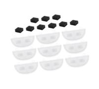 Lot de 3 filtres de rechange ronds pour fontaine pour animaux de compagnie - Optimisez votre routine d'hydratation pour chat