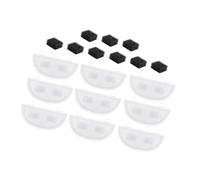 Lot de 3 filtres de rechange ronds pour fontaine pour animaux de compagnie - Optimisez votre routine pour les alcools d'animaux de compagnie