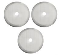 Lot de 3 filtres en maille d'acier inoxydable pour cafetière à piston - Écrans de rechange compatibles avec les cafetières de 350 ml, 800 ml, 1000 ml, diamètre de 7,2 à 10 cm (pour 350 ml)