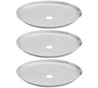 Lot de 3 filtres en maille d'acier inoxydable pour cafetière à piston - Écrans de rechange compatibles avec les cafetières de 350 ml, 800 ml, 1000 ml, diamètre de 7,2 à 10 cm (pour 800 ml)