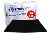 Lot de 3 filtres en mousse pour aspirateur Rowenta RD200 RU010 RU100 RU101 RU104 RU36 RU361 RU367 RU368 remplace RS-RU3712