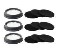 Lot de 3 filtres et 9 filtres éponge de rechange pour aspirateur sans fil Afoddon A200Pro/A200 pour ORFELD B08/C10A/C10G Series