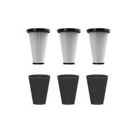 Lot de 3 filtres HEPA pour aspirateur filaire Vexilar C8, lavables et réutilisables, kit d'accessoires de filtration haute performance