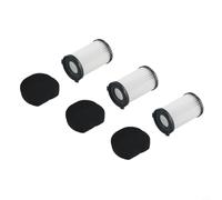 Lot de 3 filtres HEPA réutilisables et lavables pour aspirateur Akitas AK585K V8 - 5,9 cm de diamètre et 9,8 cm de hauteur