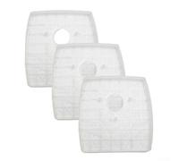 Lot de 3 filtres lavables de rechange pour aspirateur SilverCrest M690 et WAP W310 conçus pour capter les particules de poussière