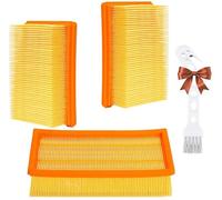 Lot de 3 filtres plissés plats compatibles avec Kärcher NT 25/1 Ap, NT 35/1 Ap, NT 45/1, NT 55/1, NT 611 Tact, remplacement pour 6.904-367.0