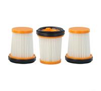 Lot de 3 filtres post-moteur lavables et réutilisables, pour aspirateur sans fil Shark WV200EU, WV251EU, capture la poussière, les poils d'animaux, les squames d'animaux et le sable fin