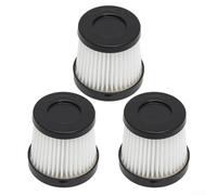 Lot de 3 filtres pour aspirateur à main Simplus XCQH009 - Filtre les poils d'animaux, la poussière, les squames et autres polluants - Favorise les échappements frais - Pas de pollution secondaire