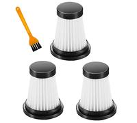 Lot de 3 filtres pour aspirateur sans fil MOOSOO K12, K12 Pro, K13 Genius Invictus One 1.0 X7/2.0 avec brosse de nettoyage