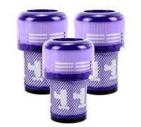 Lot de 3 filtres pour Dyson V12 - Lavables - Pour aspirateur Dyson V11 - Entraînement couple d'origine - Remplacement complet - Filtre de rechange - Accessoire pour aspirateur Dyso Slim