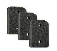 Lot de 3 filtres pour sèche-linge Miele T1 9164761 - Pour sèche-linge à pompe à chaleur Miele T1 - 207 x 157 x 30 mm - Éponge filtrante - Pièces de rechange - Filtre éponge - Tapis filtrant