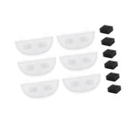 Lot de 3 filtres ronds de rechange pour fontaine pour animaux de compagnie - Optimise la routine de consommation d'eau de votre animal de compagnie - Filtre de filtration multicouche