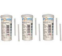 Lot de 3 fioles de 100 bandelettes de test pour acide peracétique 0-160 ppm