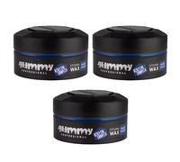 Lot de 3 flacons de cire coiffante Gummy 150 ml avec finition dure, hydrate et donne un aspect extra lumineux tout au long de la journée, parfait pour une coiffure dynamique, donne une forme durable