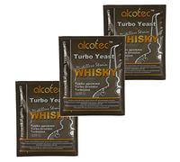 Lot de 3 flacons de levure de distillateur alcoolique avec Enzyme glucoamylase 73g 25L