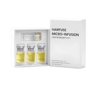 Lot de 3 flacons de liquide capillaire hydratant pour cheveux fins et abîmés, clairsemés, secs et fourchus 5 ml