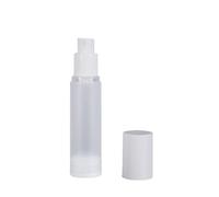 Lot de 3 flacons de lotion vides rechargeables et givrés, distributeurs en plastique for cosmétiques de voyage, flacons pulvérisateurs portables(50ML spray bottle)