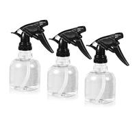 Lot de 3 flacons pulvérisateurs à eau - 250 ml - Petits cheveux - Pour plantes - À remplir