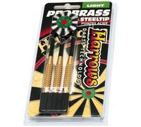 Lot de 3 fléchettes HARROWS Pro Brass Quality Precision - Pointe acier - 21g - Multicolore