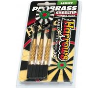 Lot de 3 fléchettes HARROWS Pro Brass Quality Precision - Pointe acier - 21g - Multicolore