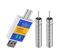 Lot de 3 flotteurs de pêche à LED avec détecteur de touche, avec capteur de gravité et base, accessoires de pêche pour la zone de plongée en bord de mer, rivière ou étang (jaune)