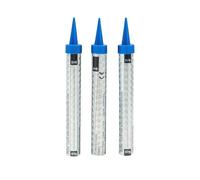 Lot de 3 Fontaines Artifices pour Gâteau, 12 cm, Gerbe Argentée 40 cm, Durée 1 Minute (12 cm)