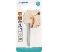 Lot de 3 Fraises a Graver DREMEL 113 (Cylindrique,1,6mm, pour Sculpter et Graver dans le Bois)