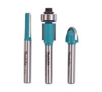 Lot de 3 fraises MAKITA D-30209 queue de 6 mm