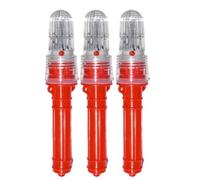 Lot de 3 fusées éclairantes de bateau, kit de sécurité pour bateau, fusées marines approuvées par la garde côtière, contrôle de la lumière intelligent, étanche, urgence pour filets de pêche, bouées ou