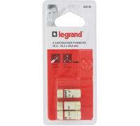 Lot de 3 fusibles avec voyant - LEGRAND - 16 A - 10.3x25.8 mm