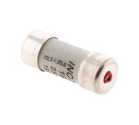 Lot de 3 fusibles céramique 10,3x 25,8-16A avec voyant NF - Zenitech