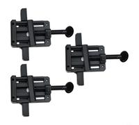 Lot de 3 gabarits de quincaillerie d'armoire pour poignées et boutons | Réglage flexible de la hauteur, s'adapte à différentes épaisseurs, assure un alignement parfait des charnières à chaque fois