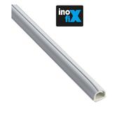 Inofix 2202 3 MOULURES SOUPLES ADHESIVES 10.5X10MM LONGUEUR 1M, Blanc, 3 x1m