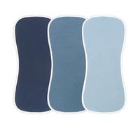 Lot de 3 gants de toilette doux pour bébé - Lingettes douces et coussins de bavoir, polyvalentes pour l'entretien des nouveau-nés et un confort absorbant lors de la dentition