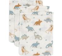 Lot de 3 gants de toilette en gaze de coton Roarsome