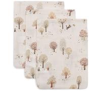 Lot de 3 gants de toilette en gaze de coton Tiny Park