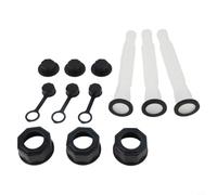 Lot de 3 garnitures de bec de rechange pour Rubbermaid Kolpin Dieu pour Eagle pour bidon d'essence igloo Buse ABS avec joint et bouchon de valve 27 cm