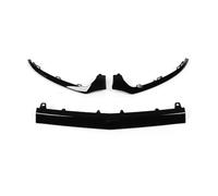 Lot De 3 Garnitures Inférieures De Pare-Chocs Avant Noir Brillant pour AMG pour Benz Classe C W205 C205 A205 Voiture Front Spoilers Lip