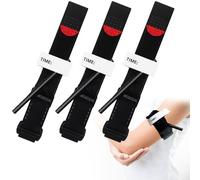 Lot de 3 garrots, bandage hémostatique, garrot d'urgence en plein air, garrot tactique portable, garrot d'urgence pour camping, randonnée, alpinisme, sports de plein air
