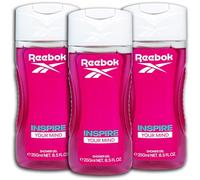 Lot de 3 gels douche Reebok Inspire Your Mind - 3 x 250 ml