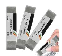 Lot de 3 gommes à sable précises, non abrasives, 6,5 x 1,5 cm, anti-taches pour calligraphie, préparation aux examens, dessin et fournitures d'étude
