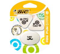 Lot De 3 Gommes Mini Fun