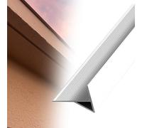 Lot de 3 gouttières en alliage d'aluminium de 140 cm pour une meilleure efficacité et une esthétique durables et résistantes aux intempéries.