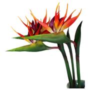 Lot de 3 Grandes Fleurs permanentes de 81,3 cm, résistantes aux UV, ne se décolorent Pas, fabriquées en Caoutchouc PU Souple, Plantes artificielles pour la Maison et Le Bureau, Tige de Fleur de 1,27